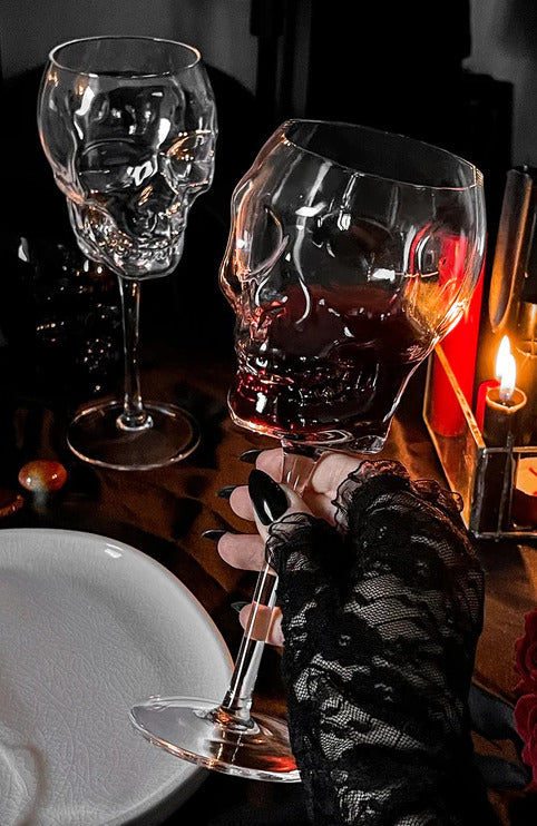 Killstar: Cranium Wine Glasses - Set of 2