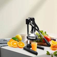 Load image into Gallery viewer, COOKOZZY Manual Citrus Juicer - Stainless Steel (Black)