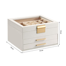 Load image into Gallery viewer, STORFEX 3-Layer Jewellery Organizer with 2 Drawers