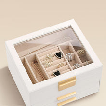 Load image into Gallery viewer, STORFEX 3-Layer Jewellery Organizer with 2 Drawers