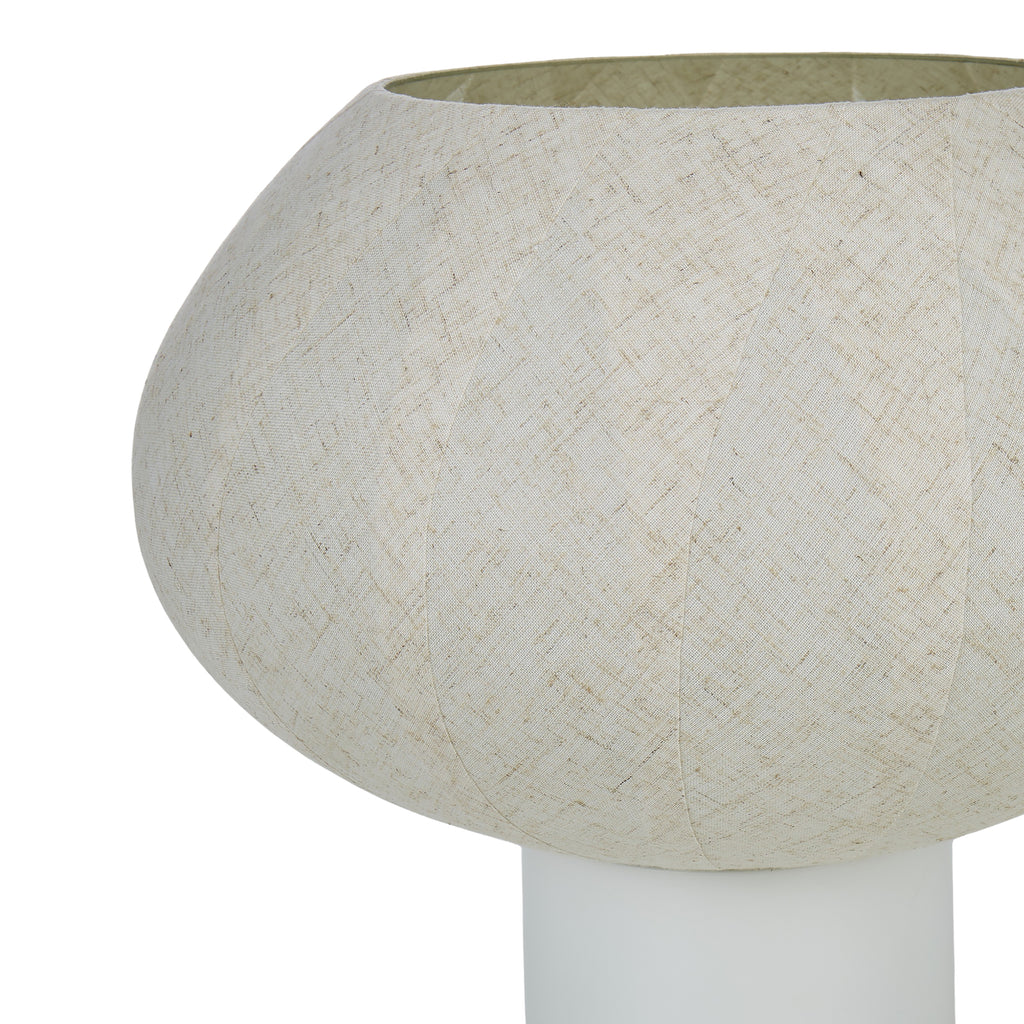 Amalfi: Ambrose Linen Table Lamp - Natural