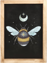 Load image into Gallery viewer, Mt Meru: Forest Bee Wooden Framed Wall Art