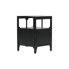 Load image into Gallery viewer, Fraser Country Metal Faster Setup Foldable Side Table &amp; Nightstand - Black