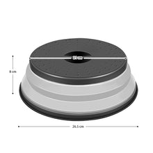 Load image into Gallery viewer, OZZYCOOK Multi-Purpose Microwave Food Cover - 2 Pack (Black)