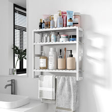 Load image into Gallery viewer, STORFEX 3-Tier Adjustable Bathroom Floating Organizer - White