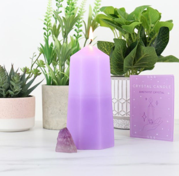 Positive Energy Crystal Candle - Gift Republic