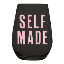 Load image into Gallery viewer, Stemless Wine Glass - Self Made - Slant Collections