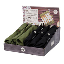 Load image into Gallery viewer, IS Gift: Eat Out-Bamboo Travel Cutlery