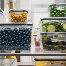 Load image into Gallery viewer, STORFEX Plastic Food Storage with Lids - 24 Pack