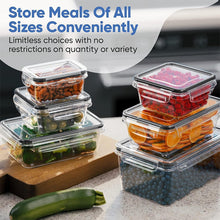 Load image into Gallery viewer, STORFEX Plastic Food Storage with Lids - 24 Pack