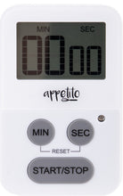 Load image into Gallery viewer, Appetito: Slim-Line Digital Timer 100 Minutes - White