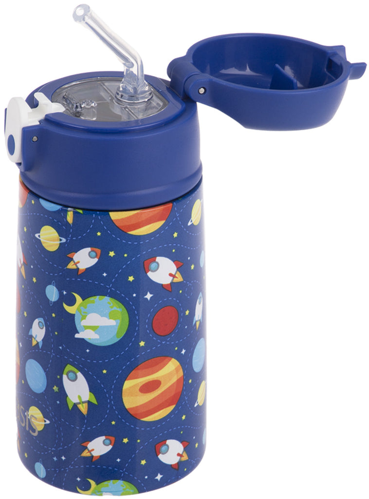 Oasis: Kid's Drink Bottle with Sipper - Outer Space (400ml) - D.Line