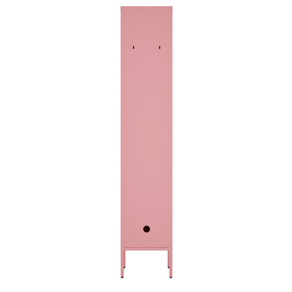 Fraser Country Milan Metal Locker Storage Cabinet - Pink