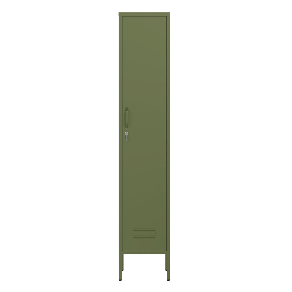 Fraser Country Milan Metal Locker Storage Cabinet - Olive Green