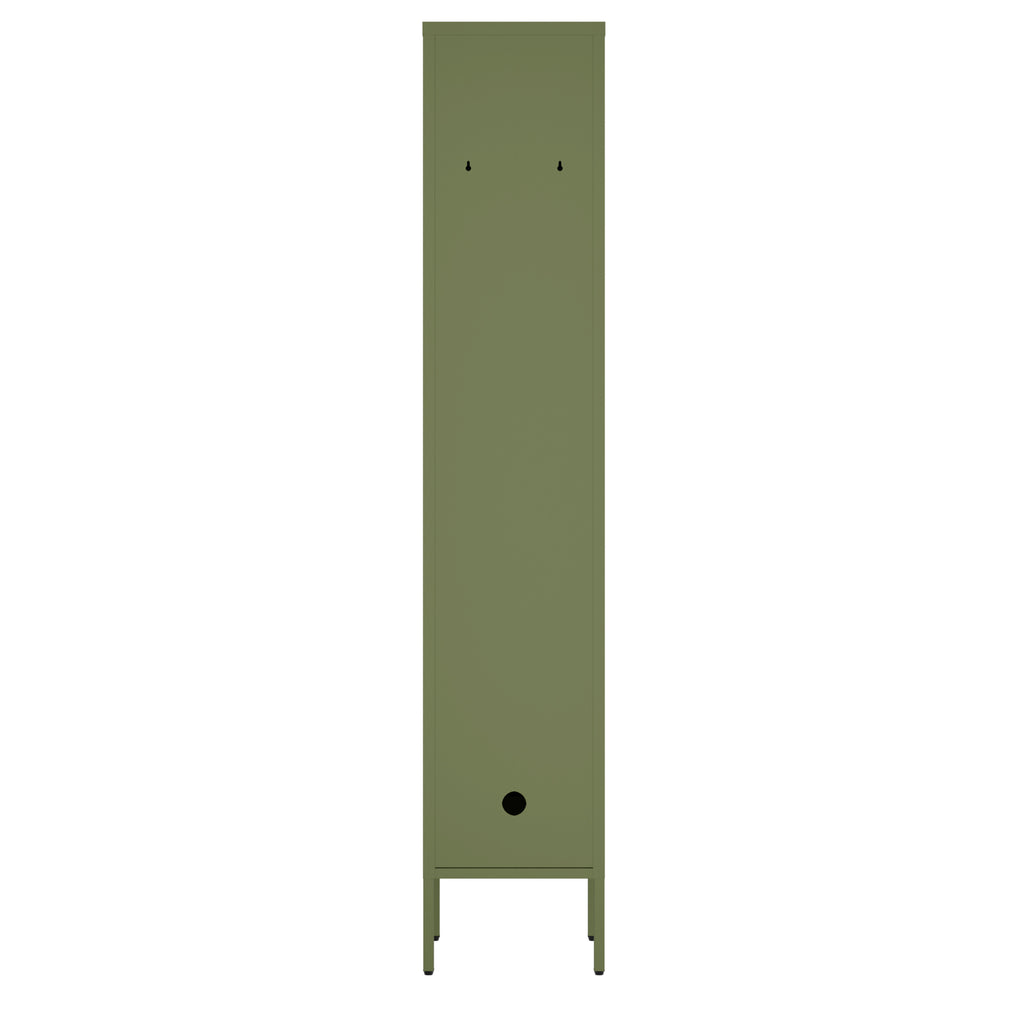 Fraser Country Milan Metal Locker Storage Cabinet - Olive Green