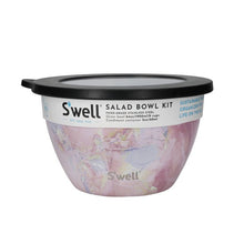 Load image into Gallery viewer, S&#39;well: Geode Rose Salad Bowl Kit - Pink (19L)