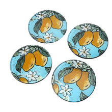 Load image into Gallery viewer, Sicilian Zest Glass Coasters