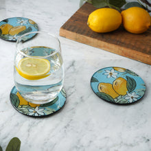 Load image into Gallery viewer, Sicilian Zest Glass Coasters