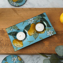 Load image into Gallery viewer, Sicilian Zest Glass 2x Tealight Holder
