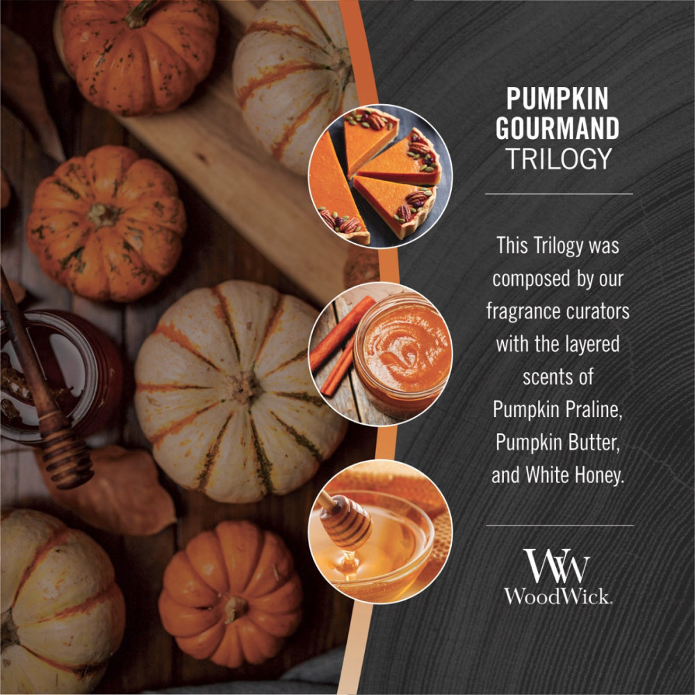 Woodwick Candle - Pumpkin Gourmand (Medium)