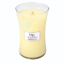 Load image into Gallery viewer, WoodWick: Hourglass Candle - Lemongrass &amp; Lily (Large)