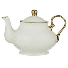 Load image into Gallery viewer, Ashdene: Ripple White Teapot