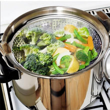 Load image into Gallery viewer, COOKOZZY Stainless Steel Vegetable Steamer Basket - (18 to 28CM)