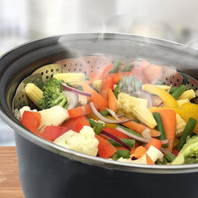 Load image into Gallery viewer, COOKOZZY Stainless Steel Vegetable Steamer Basket - (18 to 28CM)