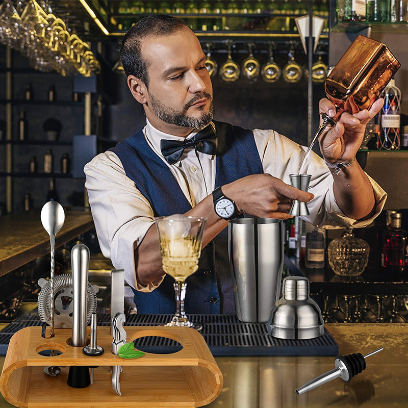 COOKOZZY Mixology Bartender Kit - Steel