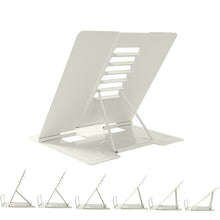 Load image into Gallery viewer, STORFEX Metal Book Stand - White