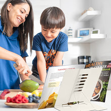 Load image into Gallery viewer, STORFEX Metal Book Stand - White