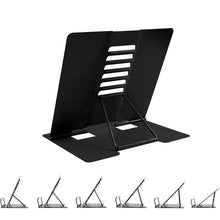 Load image into Gallery viewer, STORFEX Metal Book Stand - Black