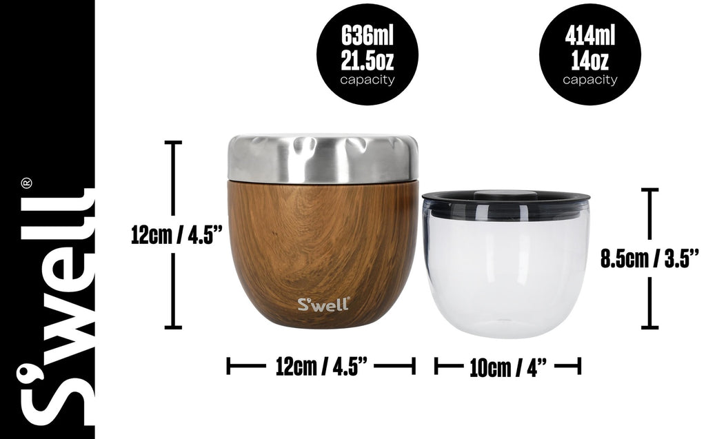 Swell: Teakwood Swell Eats - (636ml) - S'Well