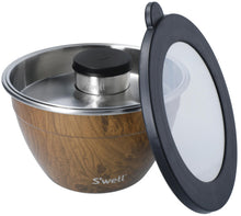 Load image into Gallery viewer, Swell: Teakwood Salad Bowl Kit (1.9L) - S&#39;Well