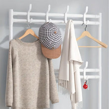 Load image into Gallery viewer, STORFEX 4-Tier 3-in-1 Coat Hanger and Shoe Rack - White