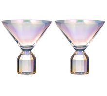 Load image into Gallery viewer, Tempa: Ava Opal Martini Glass Set