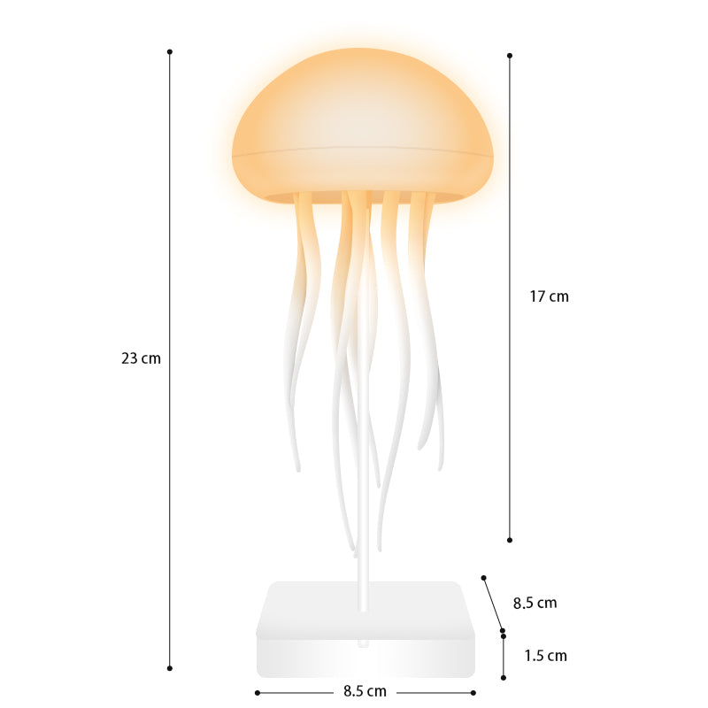 Jellyfish Night Light with Rotating Tentacles