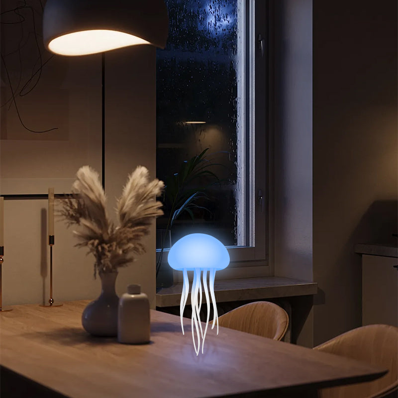 Jellyfish Night Light with Rotating Tentacles