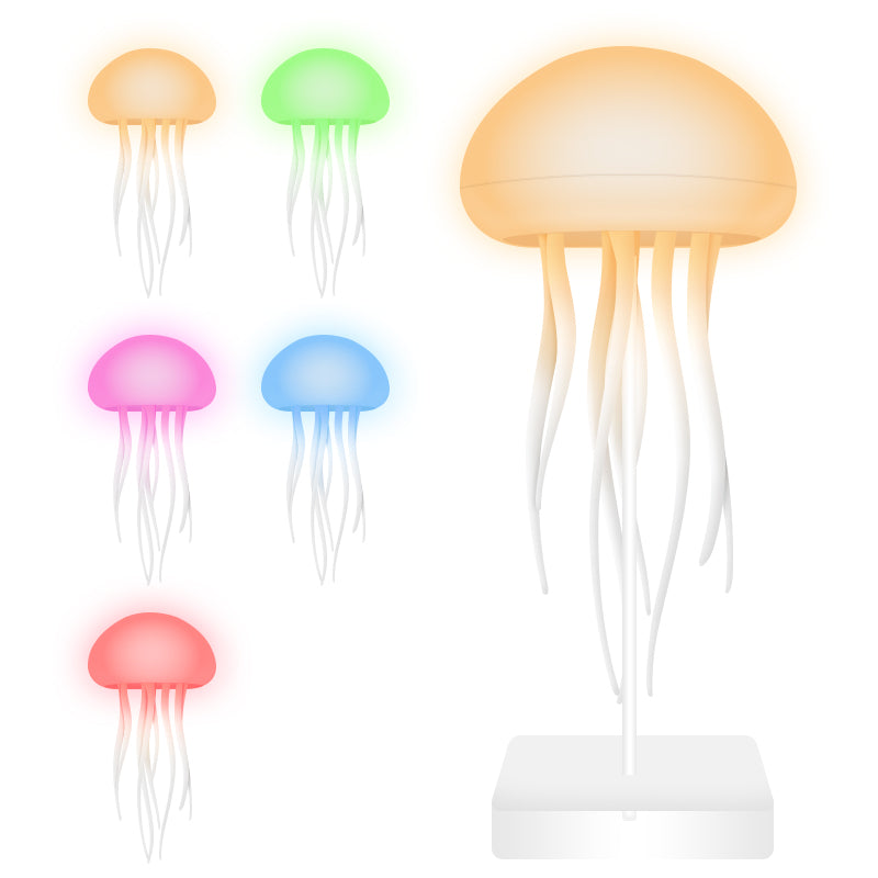 Jellyfish Night Light with Rotating Tentacles