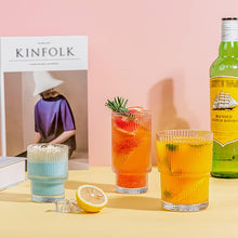 Load image into Gallery viewer, OZZCOOKY Ribbed Glassware - 4 Pack - OZZYCOOK