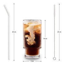 Load image into Gallery viewer, OZZCOOKY Ribbed Glassware - 4 Pack - OZZYCOOK