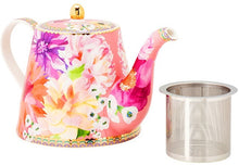 Load image into Gallery viewer, Maxwell &amp; Williams: Teas &amp; C&#39;s Dahlia Daze Teapot With Infuser - Pink (1L)