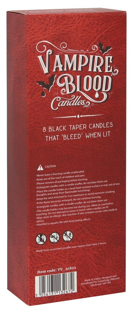 Vampire Blood Taper Candles (Box of 8)