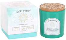 Load image into Gallery viewer, Sagittarius Ylang Ylang &amp; Amber Gemstone Glass Candle