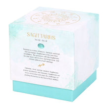 Load image into Gallery viewer, Sagittarius Ylang Ylang &amp; Amber Gemstone Glass Candle