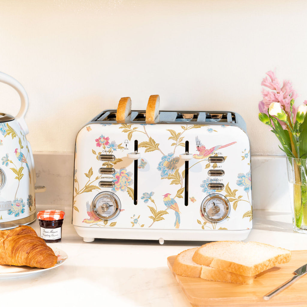 Laura Ashley: Elveden 4 Slice Toaster - White