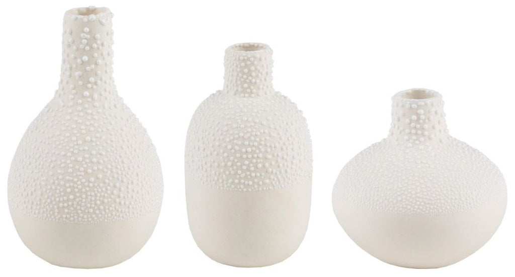 Räder: Mini Beaded Vases - Pearl (Set of 3) - Rader