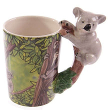 Load image into Gallery viewer, Zooniverse Koala Ceramic Shaped Handle Mug (400ml)