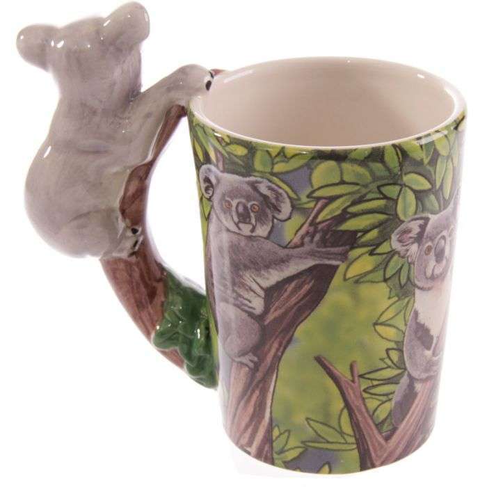 Zooniverse Koala Ceramic Shaped Handle Mug (400ml)