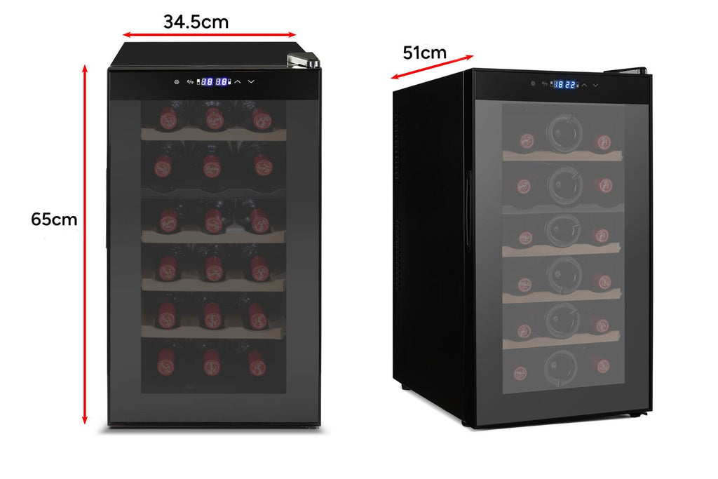 Kogan 18 Bottle Dual Zone Wine Cooler